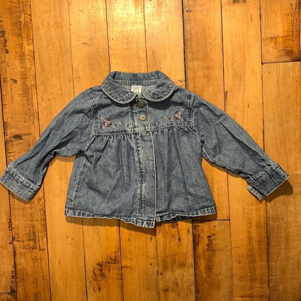 Carters denim jacket 18 months lightweight spring cotton vintage jean jacket
